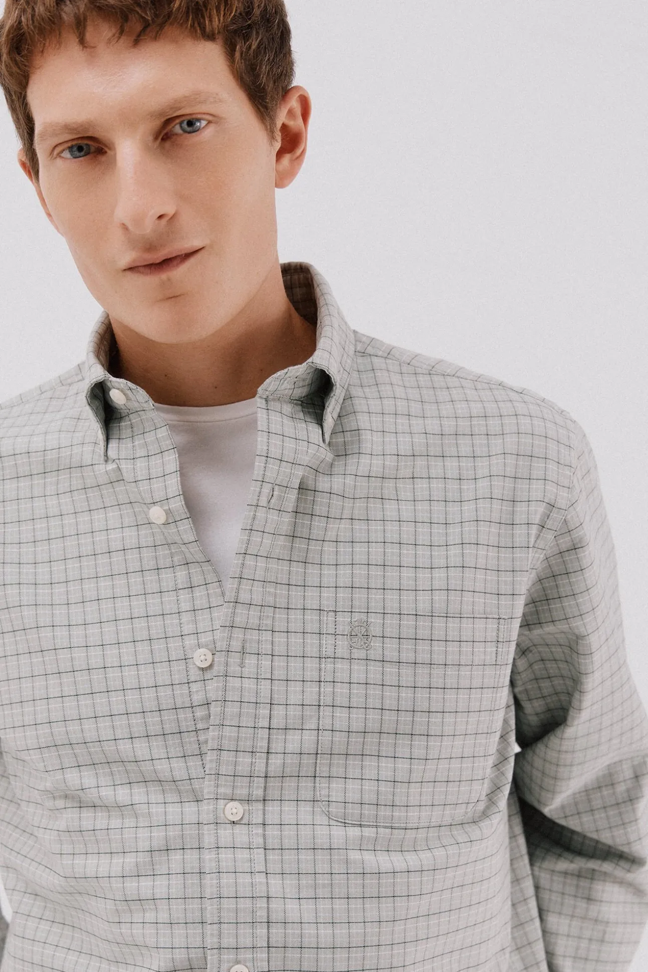 Camisa oxford xadrez