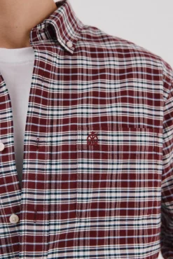 Camisa oxford xadrez
