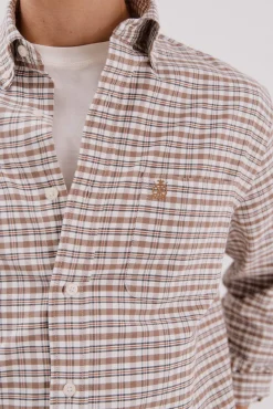 Camisa oxford xadrez