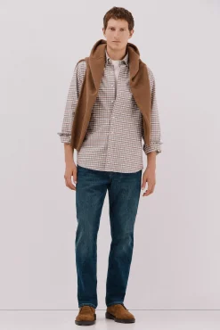 Camisa oxford xadrez