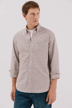Camisa oxford xadrez