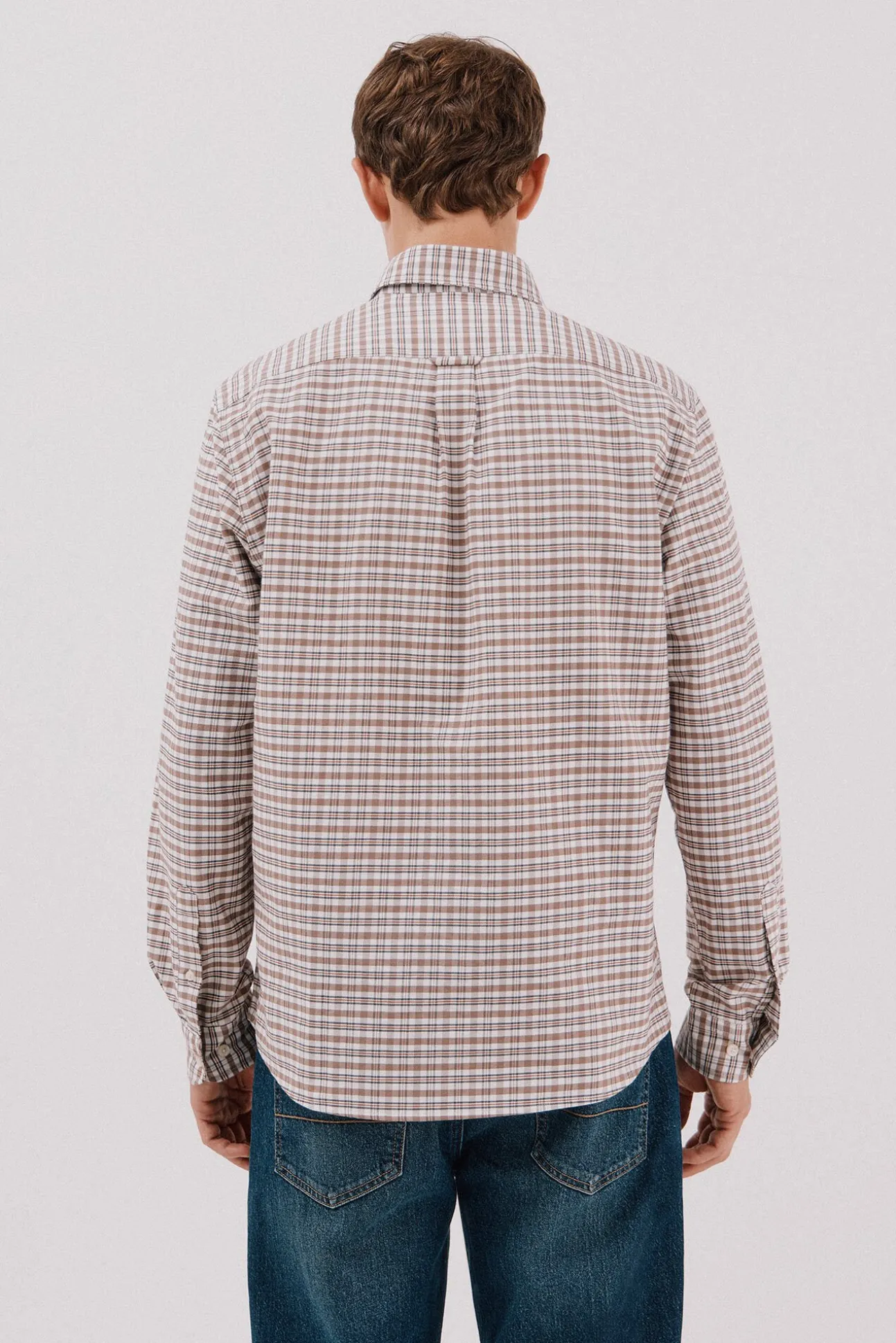Camisa oxford xadrez