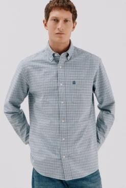 Camisa oxford xadrez