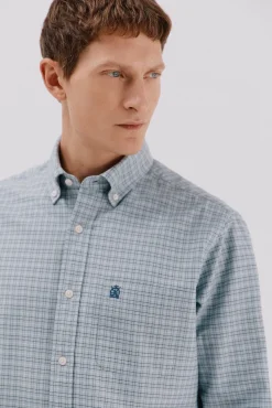 Camisa oxford xadrez