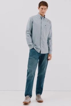 Camisa oxford xadrez