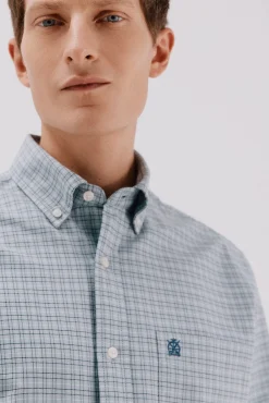 Camisa oxford xadrez