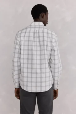 Camisa Oxford Xadrez Escovada