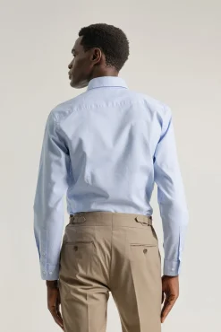 Camisa pied- de-pied-de-poule slim fit