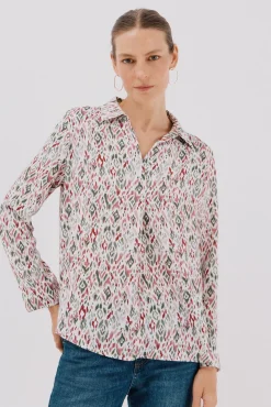 Camisa plissada