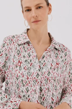 Camisa plissada
