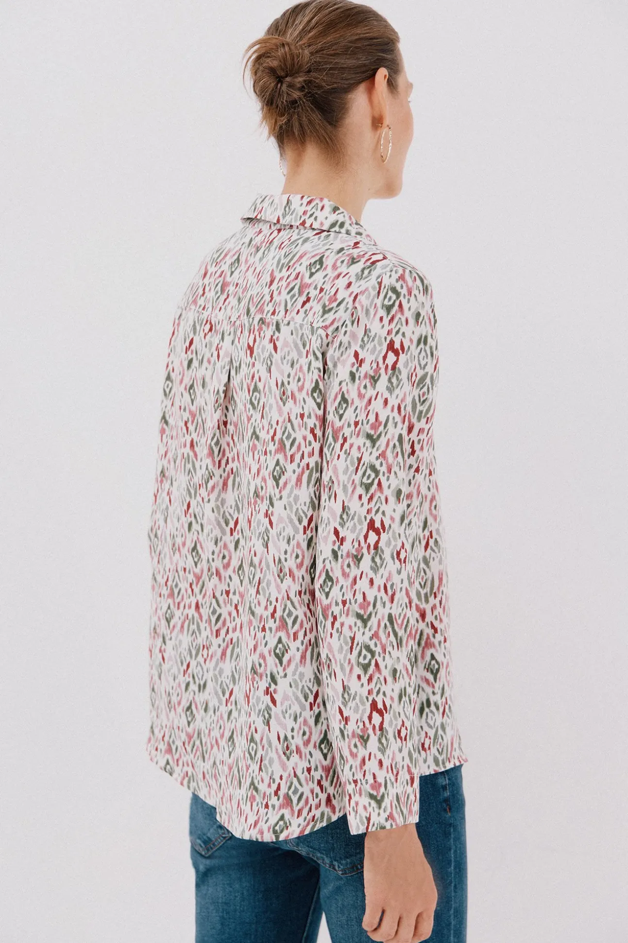 Camisa plissada