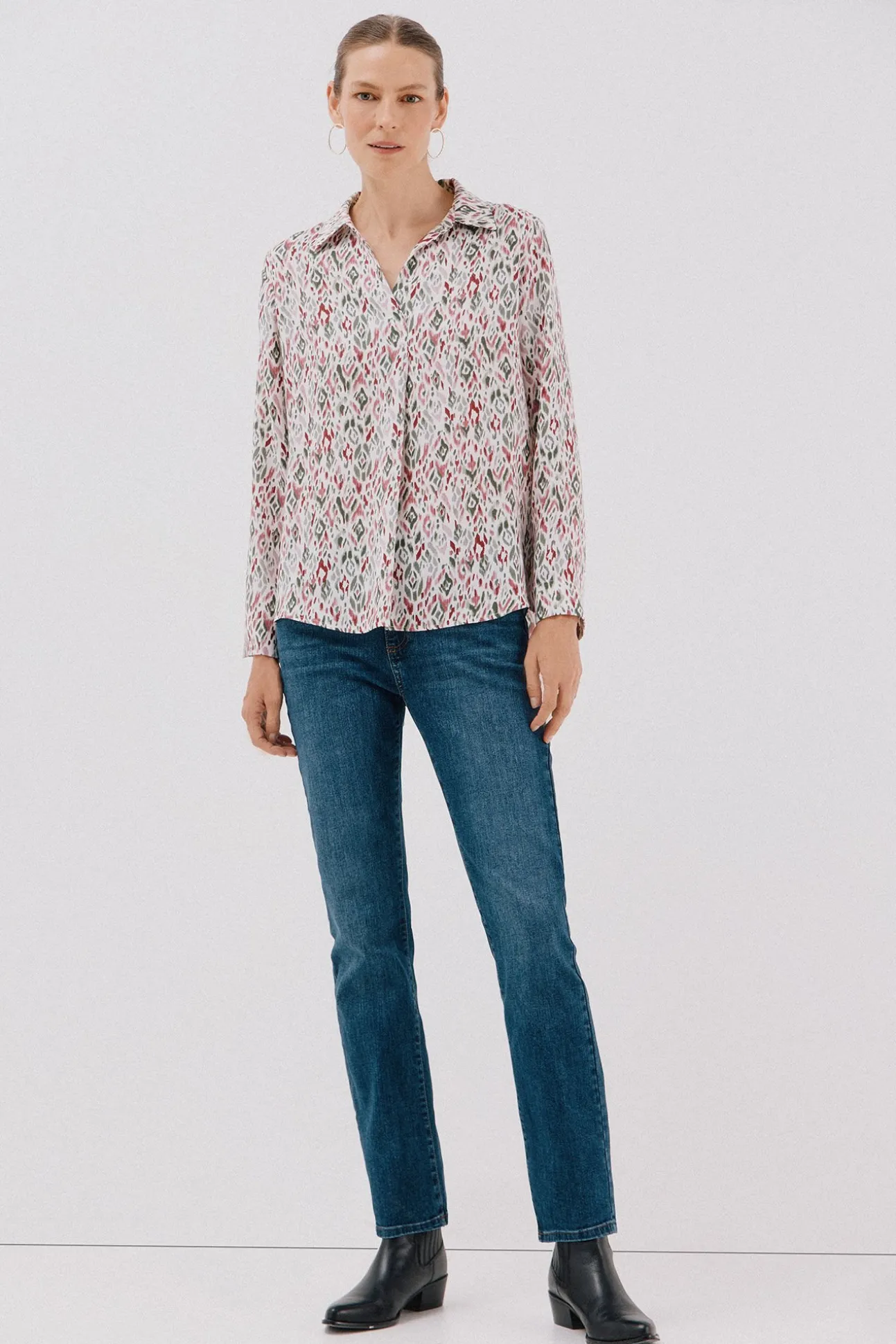 Camisa plissada