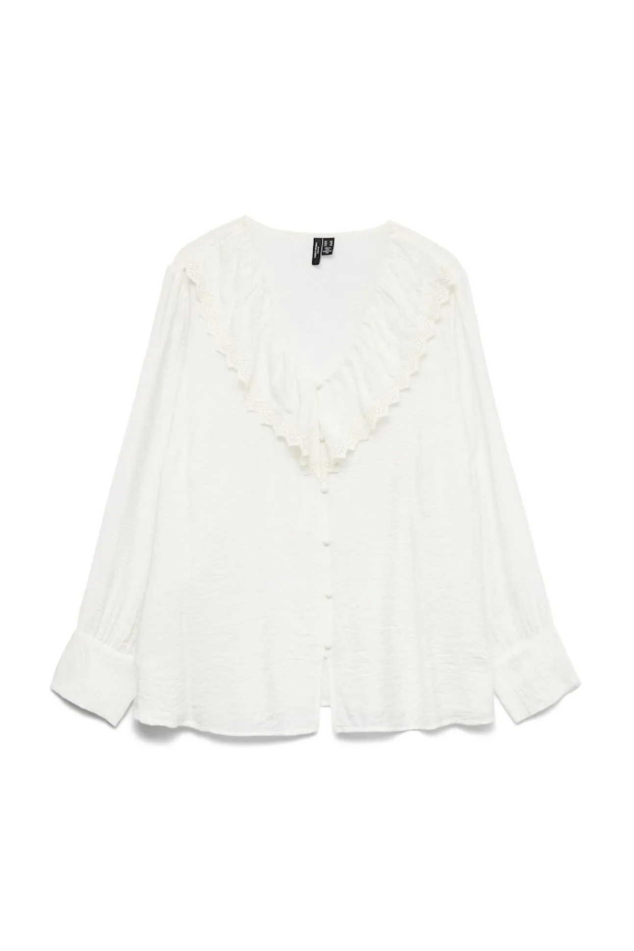 Camisa plus size com gola folho