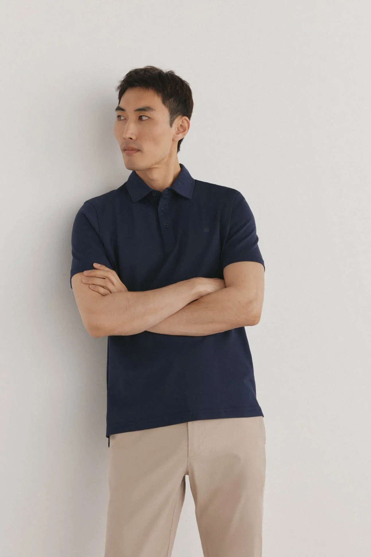 Camisa polo mercerizada
