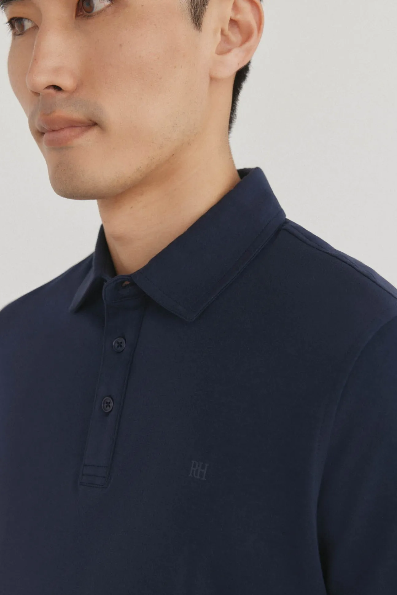 Camisa polo mercerizada