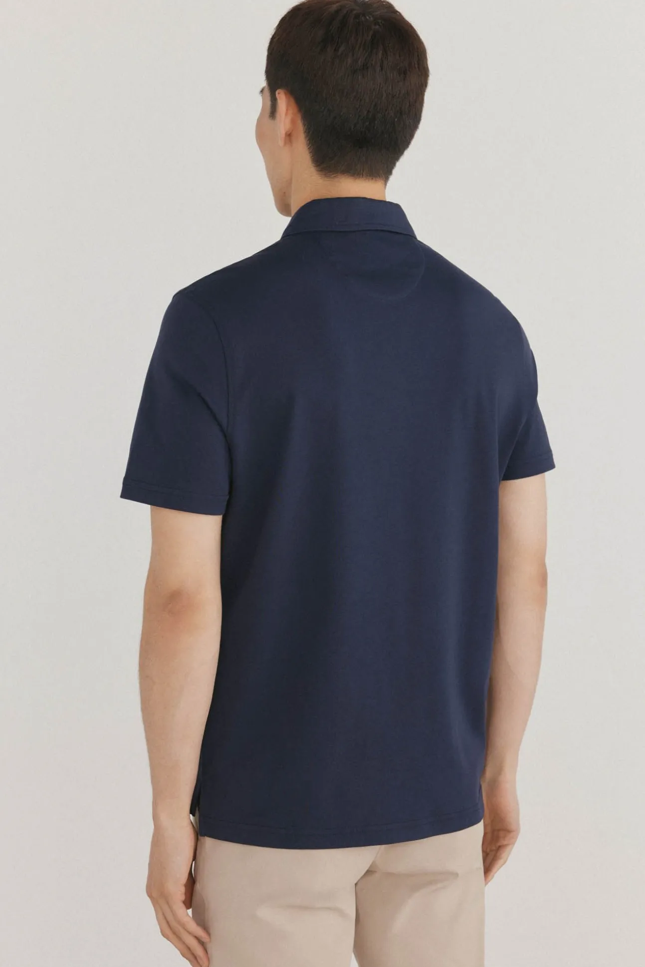 Camisa polo mercerizada