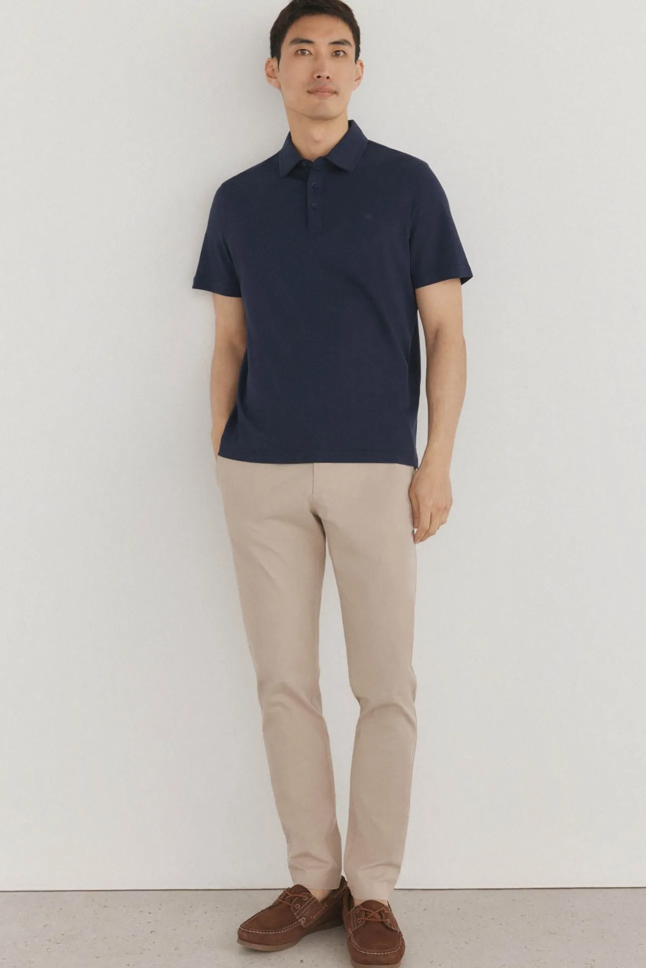 Camisa polo mercerizada