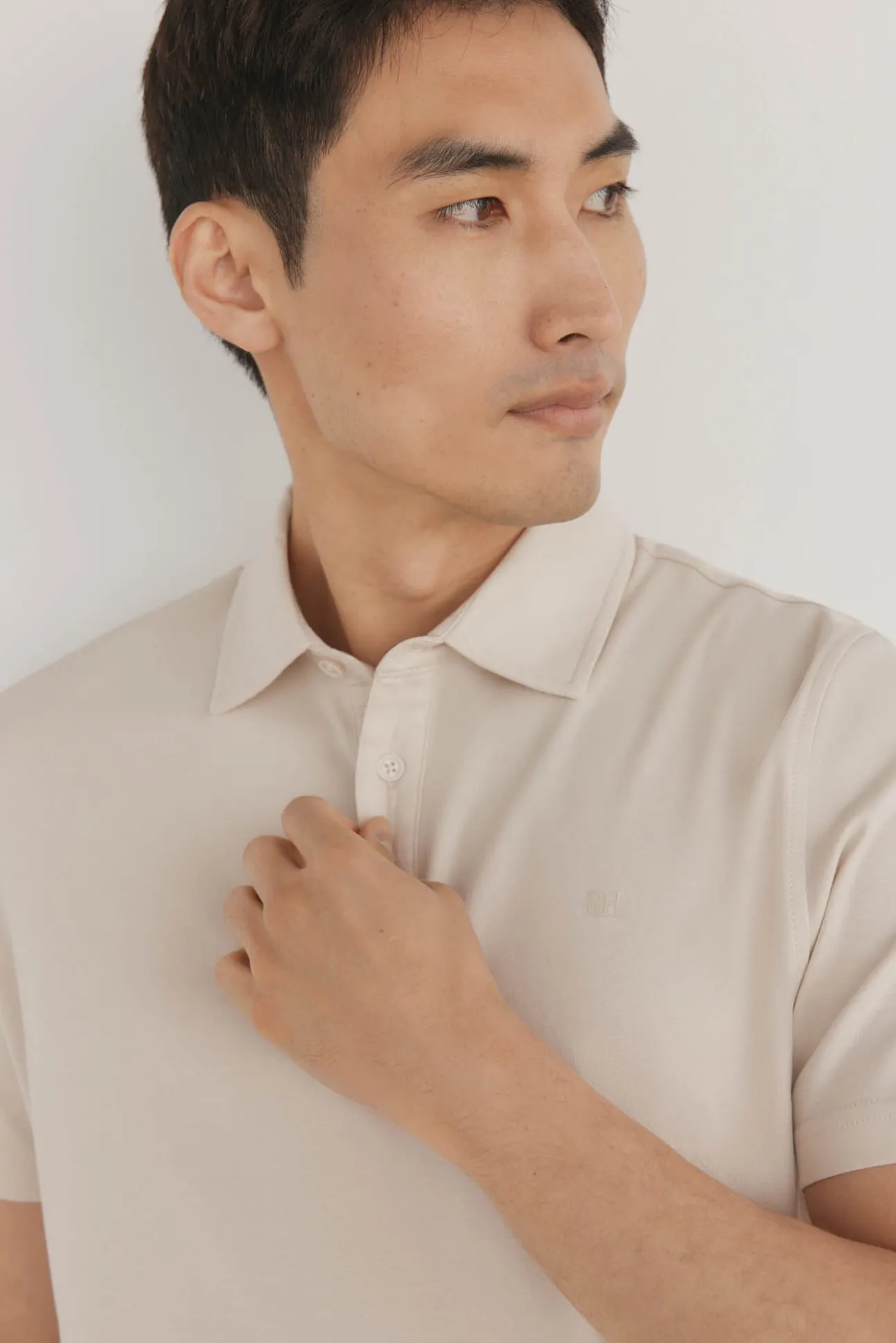 Camisa polo mercerizada