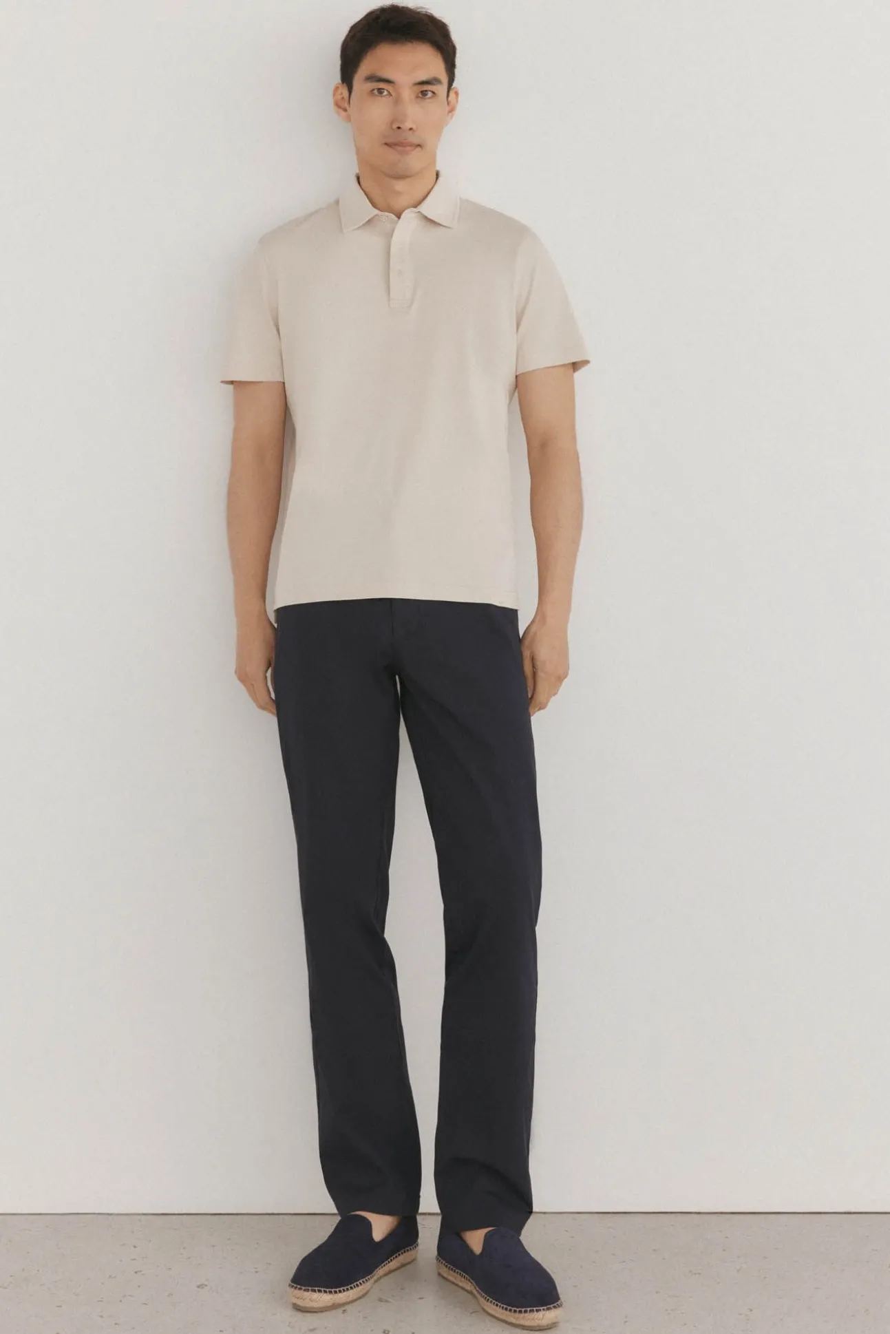 Camisa polo mercerizada