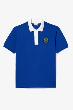 Camisa polo piqué de algodão