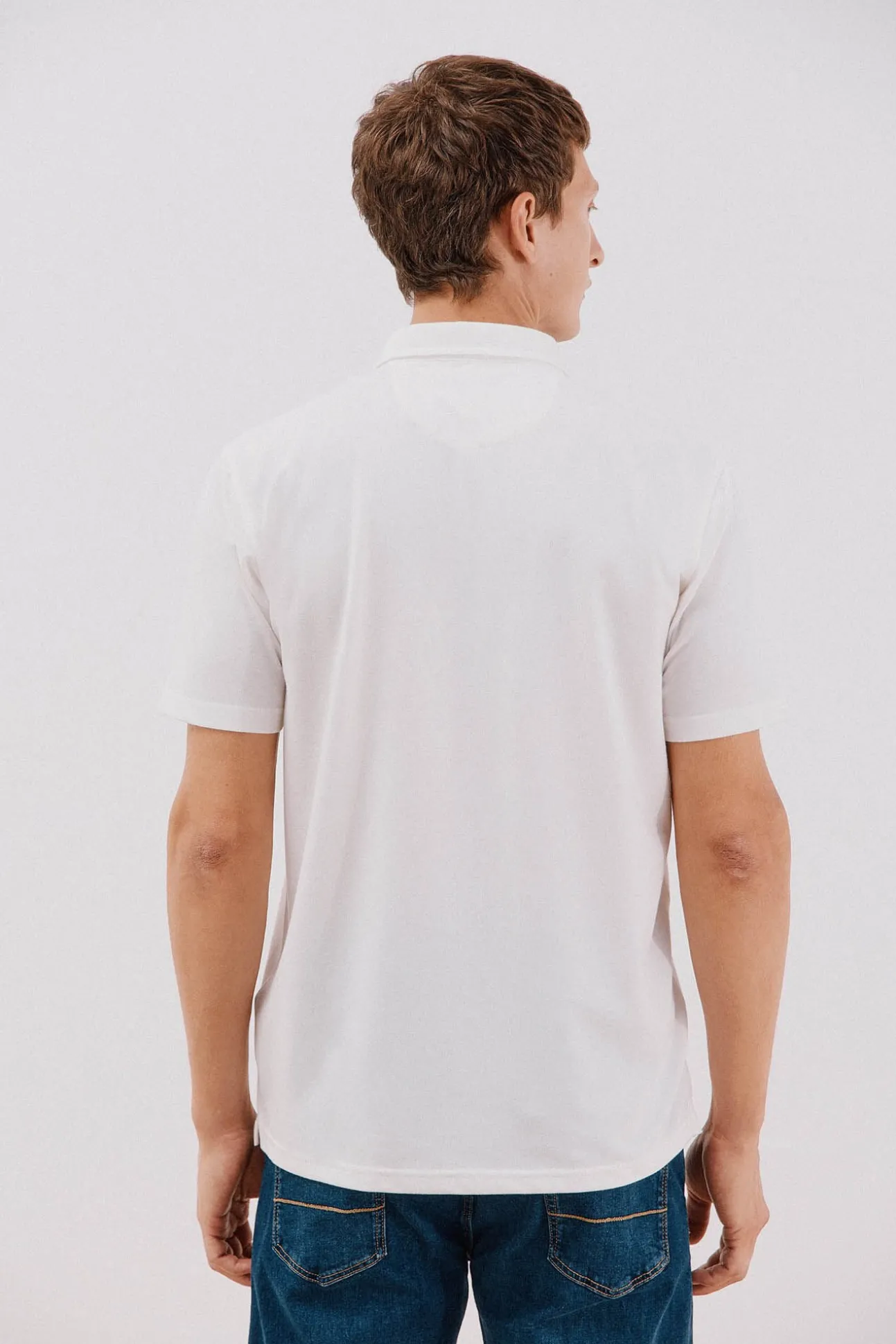 Camisa polo piqué liso