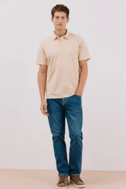 Camisa polo piqué liso
