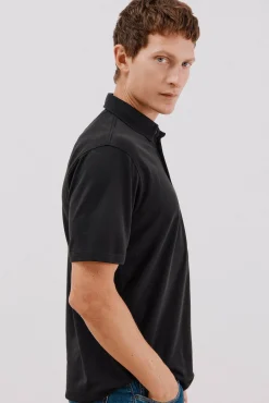 Camisa polo piqué liso