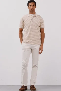 Camisa polo riscas Oxford