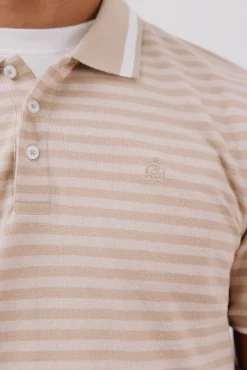 Camisa polo riscas Oxford