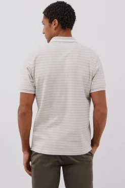 Camisa polo riscas Oxford