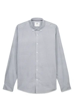 Camisa popelina micro estampado