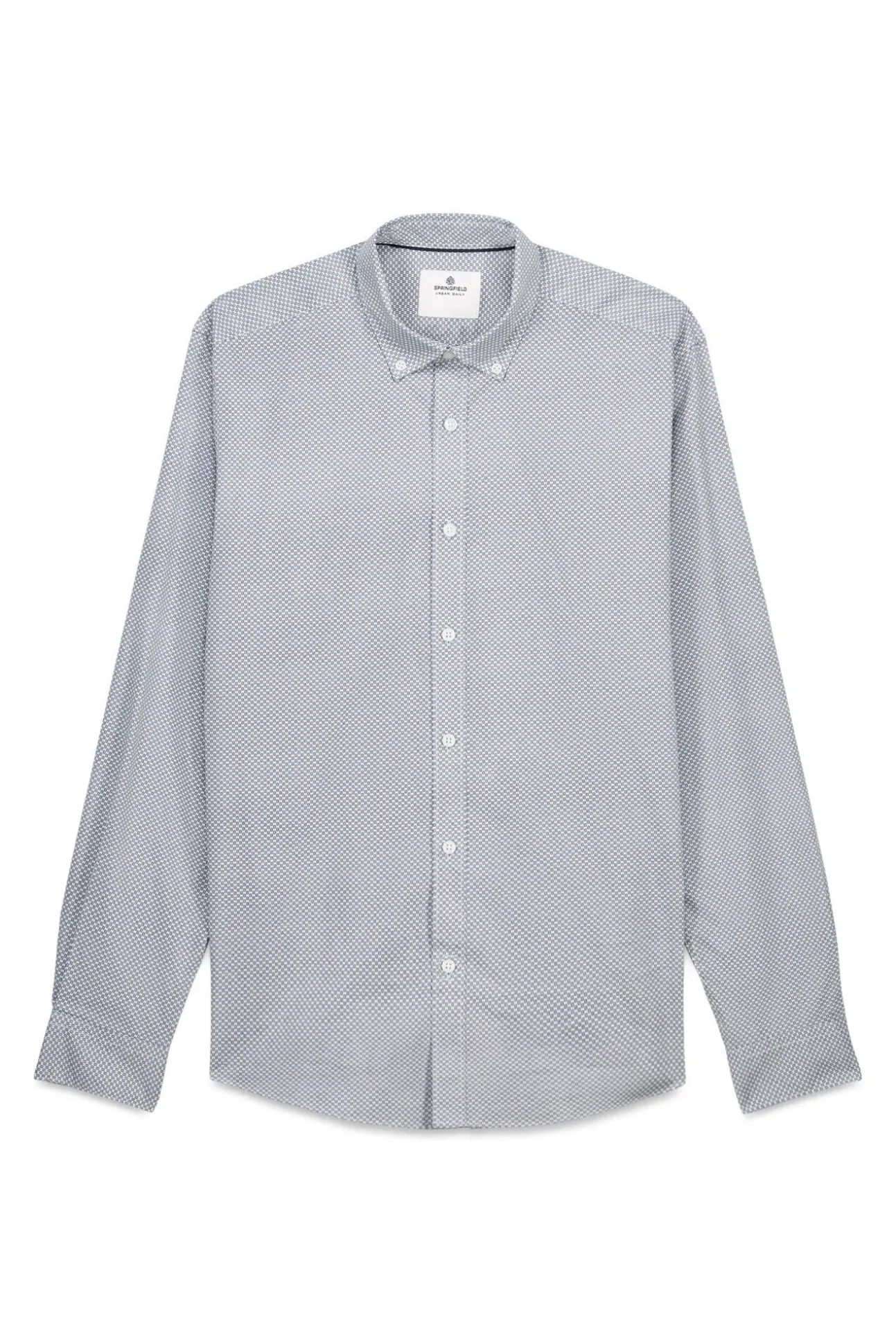 Camisa popelina micro estampado
