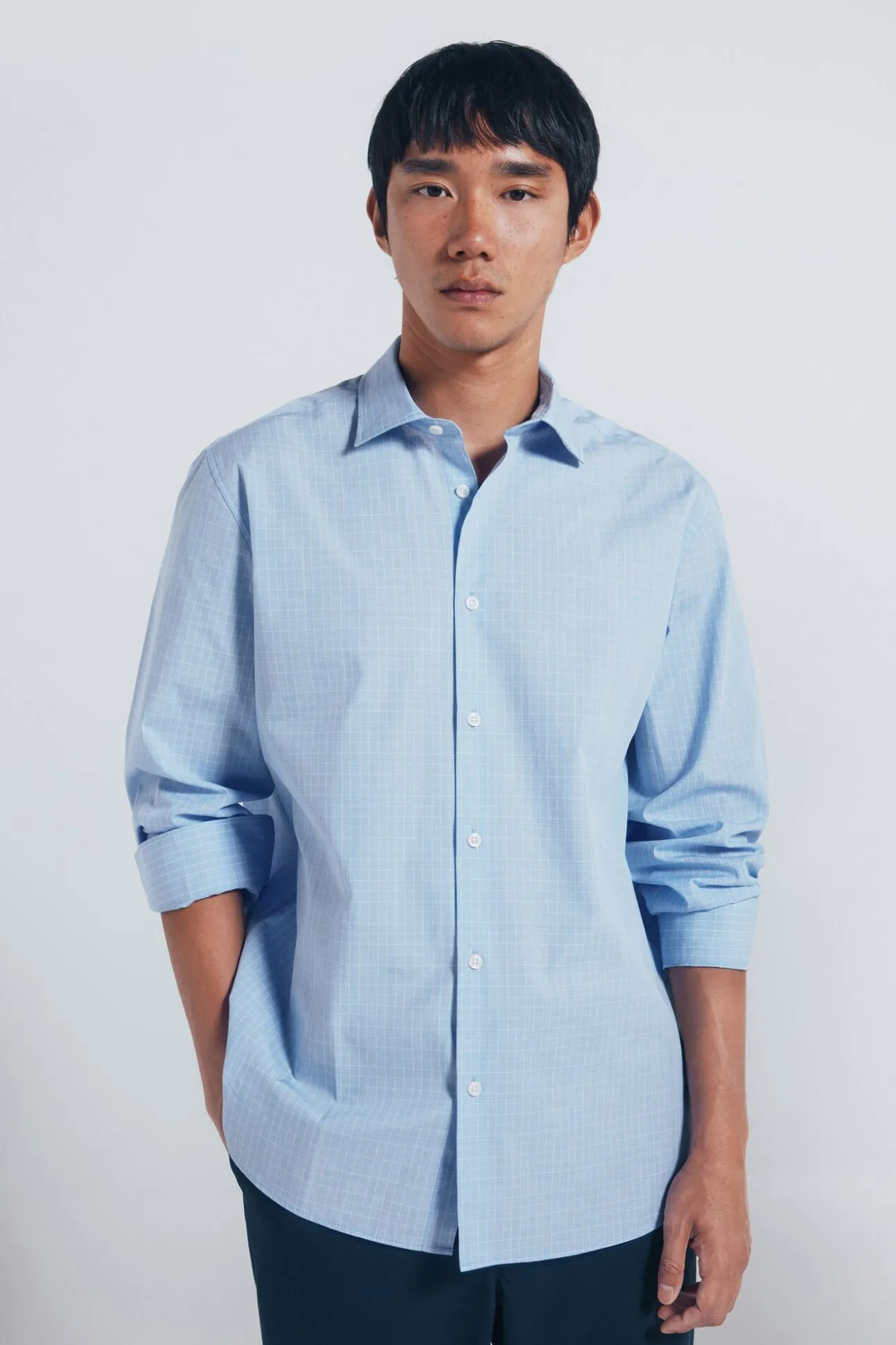 Camisa popelina xadrez