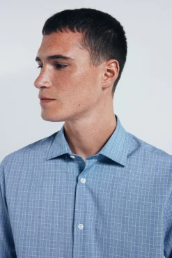 Camisa popelina xadrez