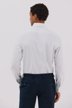 Camisa quadrados fácil de engomar