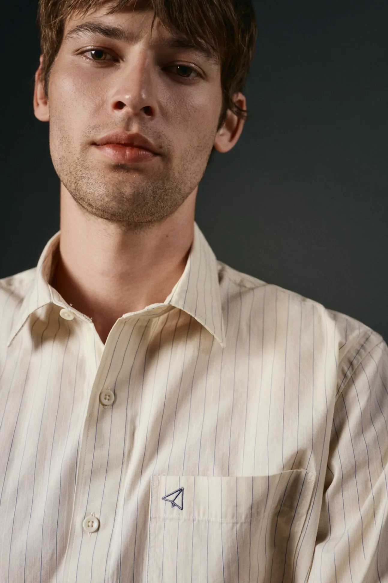 Camisa riscas estruturada