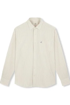 Camisa riscas estruturada