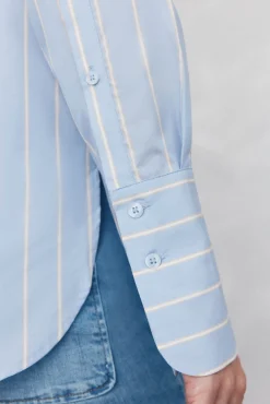 Camisa riscas oversized