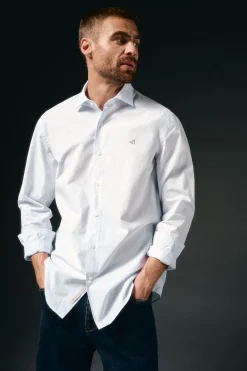 Camisa riscas popelina