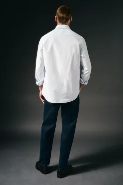 Camisa riscas popelina