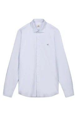 Camisa riscas popelina