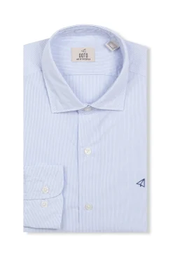 Camisa riscas popelina
