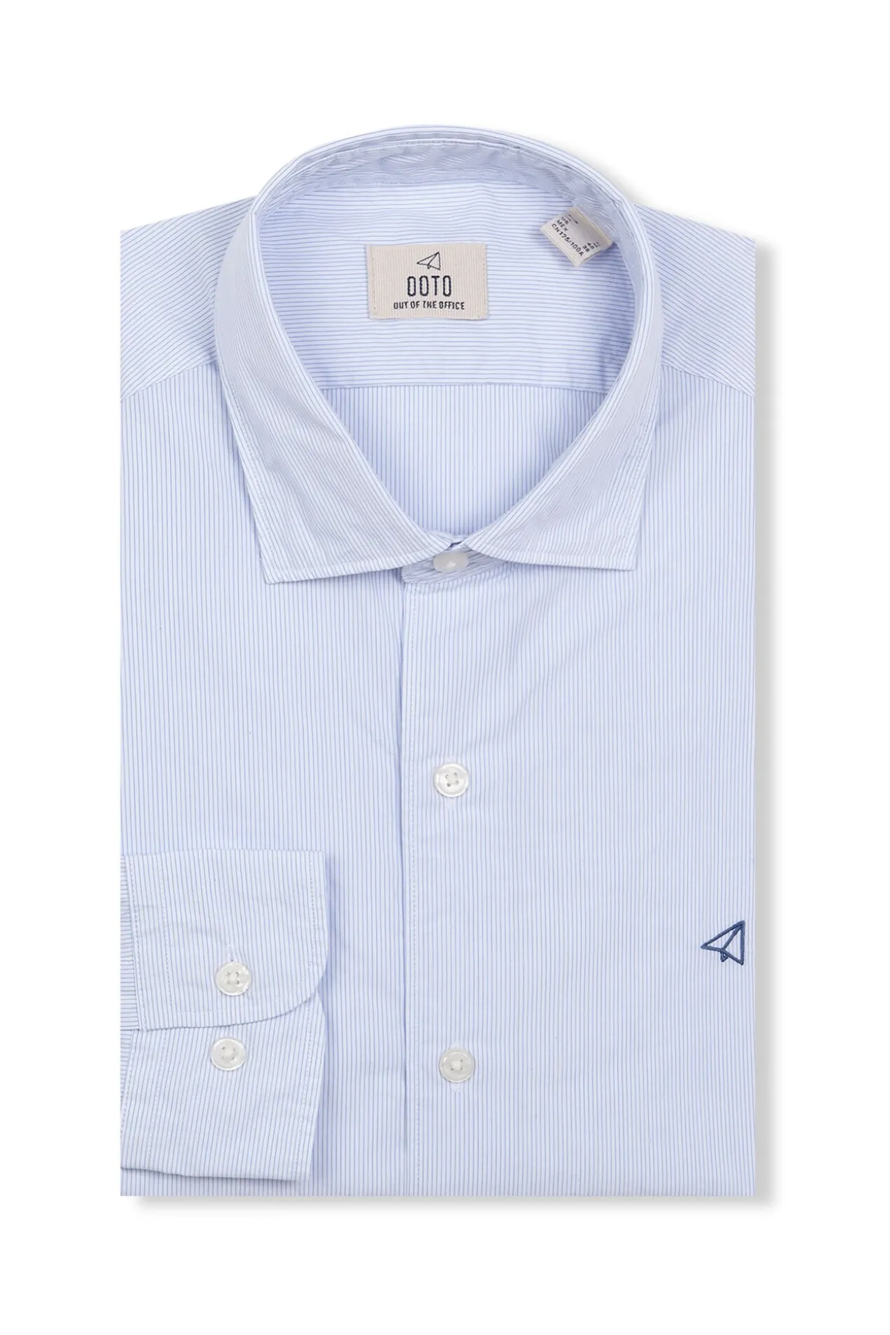 Camisa riscas popelina