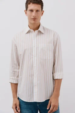 Camisa riscas popelina
