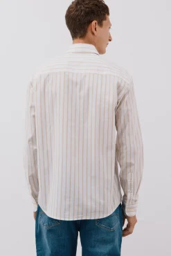 Camisa riscas popelina