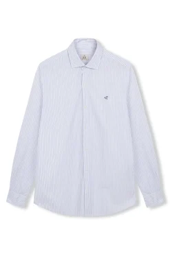 Camisa riscas popelina