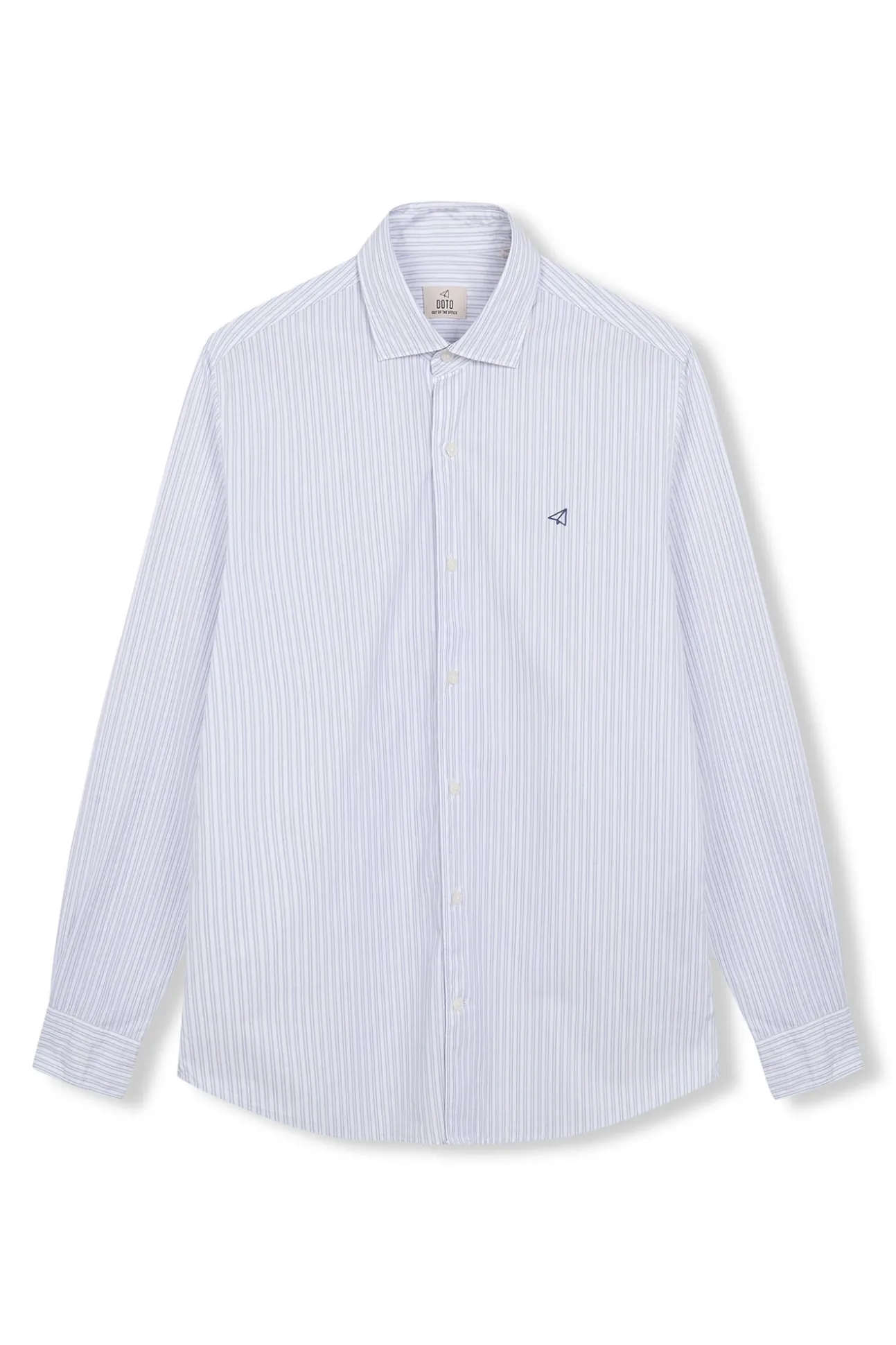 Camisa riscas popelina
