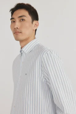 Camisa às riscas iconic oxford