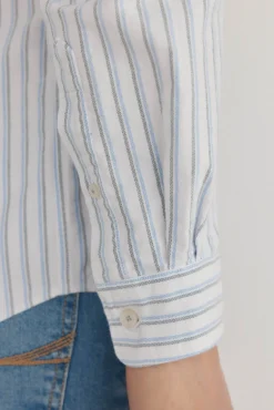 Camisa às riscas iconic oxford