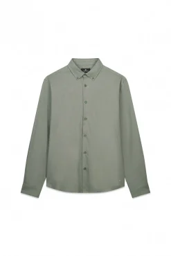 Camisa social estruturada bicolor
